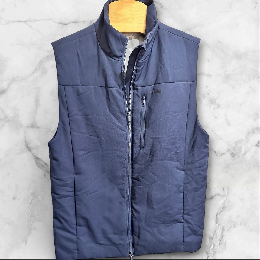 Pacsafe Transit Vest Full Zip Anti Theft Technology RFID Safe Blue Size SMALL